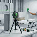 Niveau laser 16 lignes 4D 360° pour alignement précis sur chantier