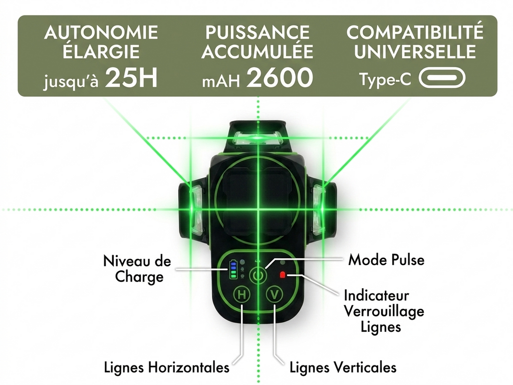 NIVEAU LASER 12 LIGNES