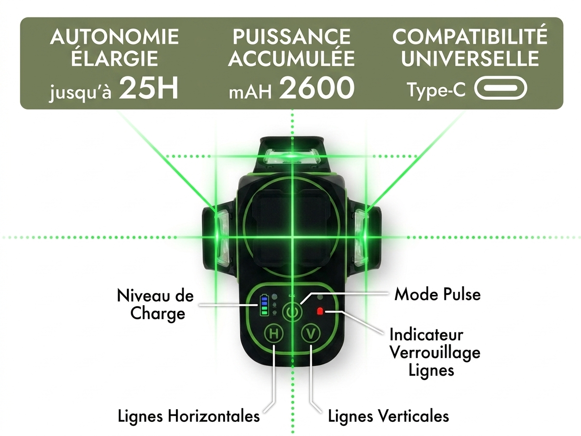 NIVEAU LASER 12 LIGNES