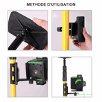 PERCHE TELESCOPIQUE LASER